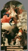 TIEPOLO, Giovanni Domenico The Virgin Appearing to St Philip Neri 1740 oil painting